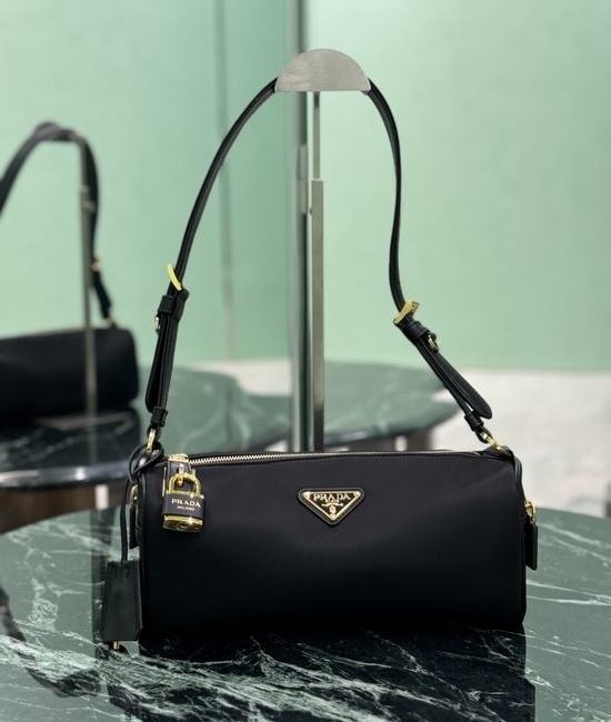 Prada Re-Nylon Locker Shoulder Bag 1BC233