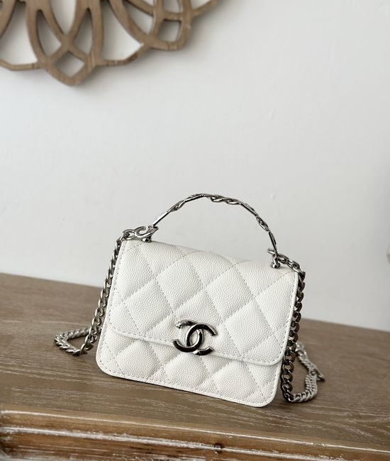 Chanel Enamel Handle Small Crossbody Bag 66016