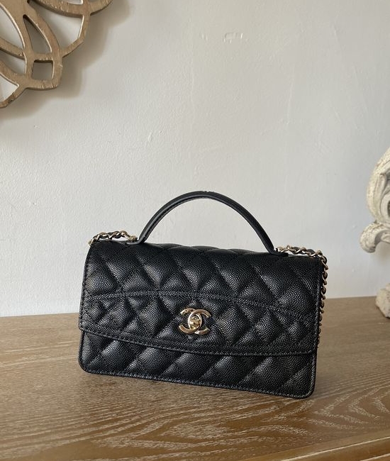 Chanel Organba Grained Calfskin Crossbody Bag 66003