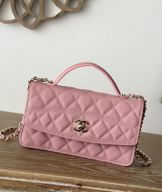 Chanel Organba Grained Calfskin Crossbody Bag 66003