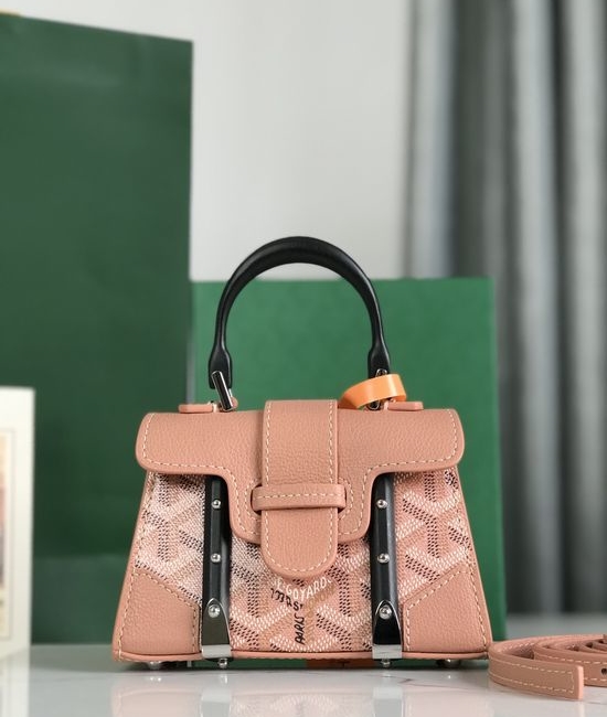 Goyard Sagon Nano Pearl Pink Mini Bag 020165