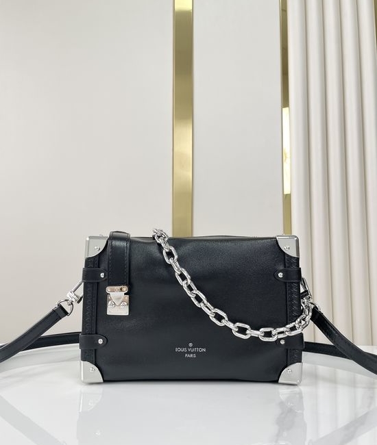 Louis Vuitton LV SIDE TRUNK Leather Box Bag M11350