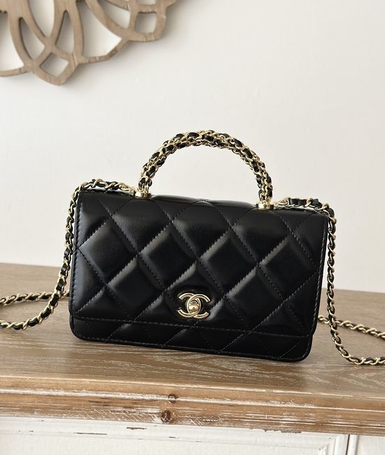 Chanel Twist Handle WOC in Oil Wax Lambskin 66024