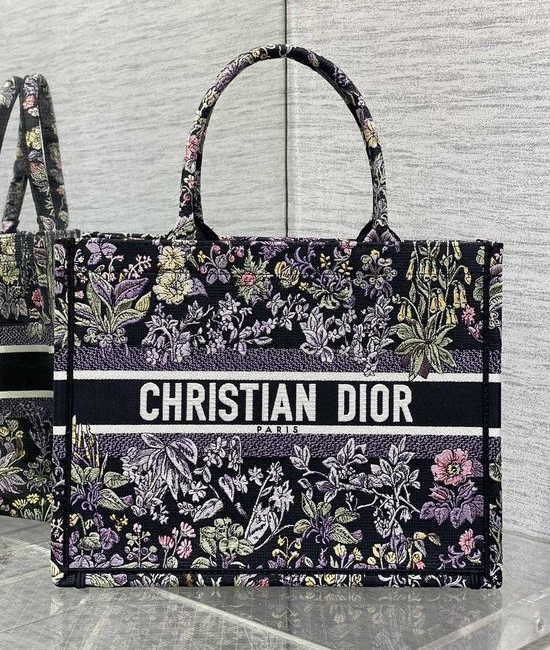 Christian Dior CD Tote Around the World Embroidered 8001