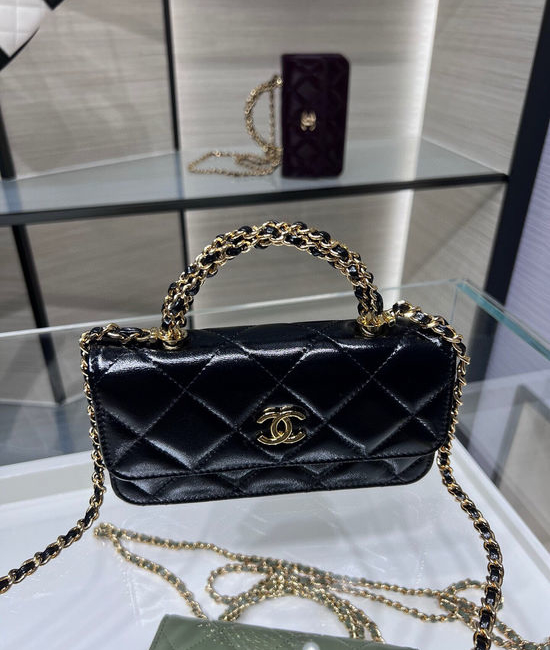 Chanel Leather Twist Handle Chain Bag AP4167Y