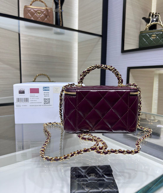 Chanel Chain Box Bag Cross Handle AP4168Y