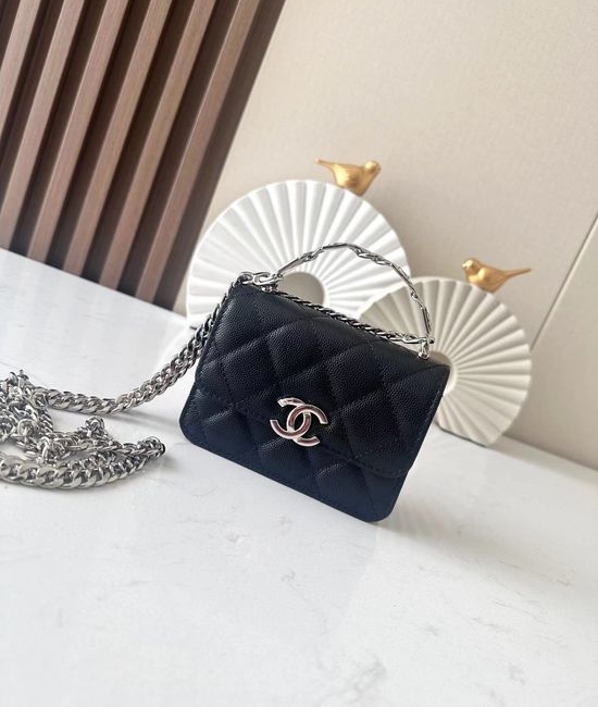 Chanel Enamel Handle Small Crossbody Bag 66016