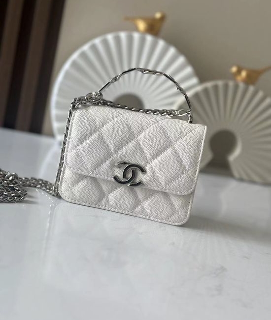 Chanel Enamel Handle Small Crossbody Bag 66016