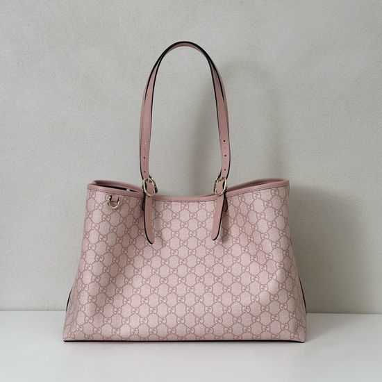 Gucci Handbag Pink Leather 815213