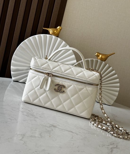 Chanel Vanity Heart Logo Removable Strap Bag 66034