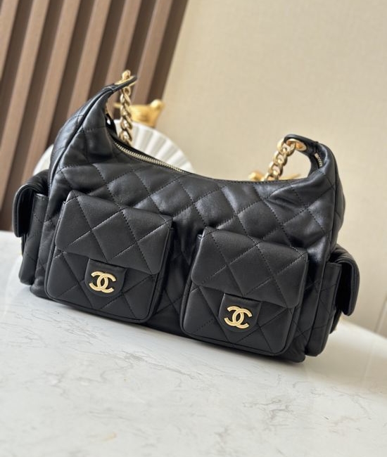 Chanel Polished Lambskin Shoulder Bag AS3311