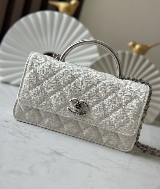 Chanel Organ Bag Drip Glue Handle Handbag 66030