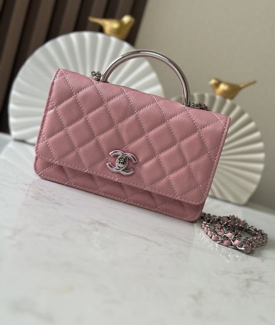 Chanel 25P WOC Stewardess Bag Enamel Clasp 17041