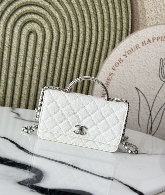 Chanel WOC Enamel Buckle Crossbody Bag 66028