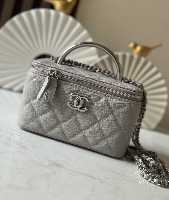 Chanel Vanity Bag Enamel Buckle Resin Wrist 66029