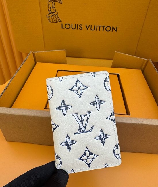 Louis Vuitton LV Monogram Shadow Pocket Wallet M83377