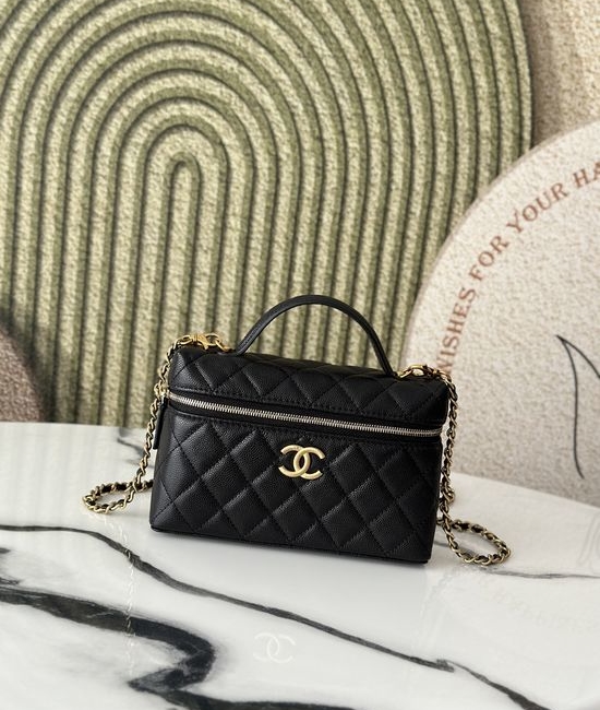 Chanel Lunch Box Bag Delicate Logo Hardware 66050