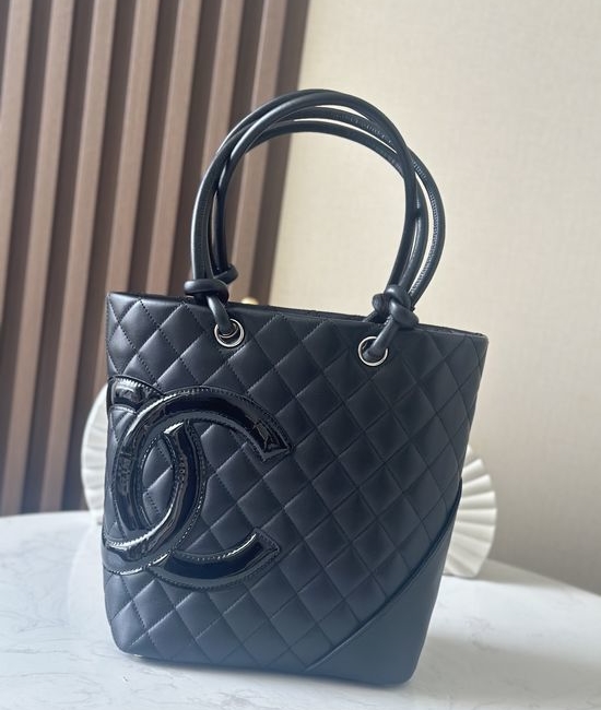 Chanel Cambon Leather Shoulder Bag 3316