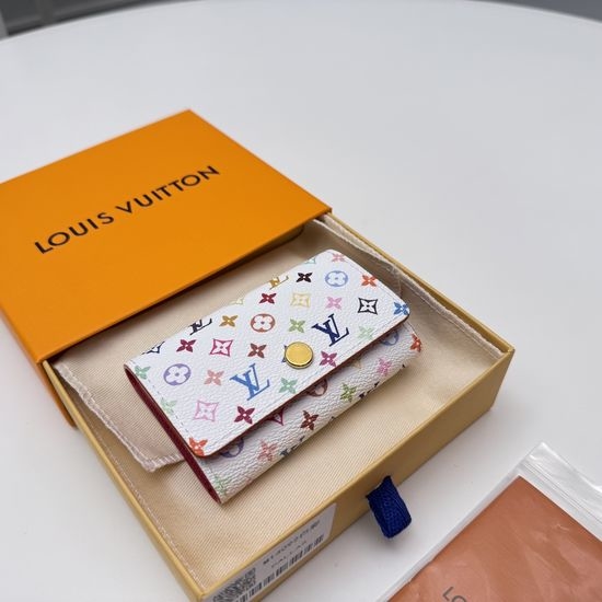 Louis Vuitton LV Key Holder White Canvas M14092