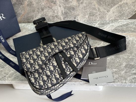 Christian Dior CD Saddle Bag Oblique Print 93305