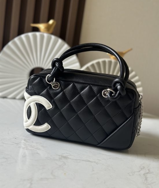 Chanel Cambon Pillow Leather Bag 3321