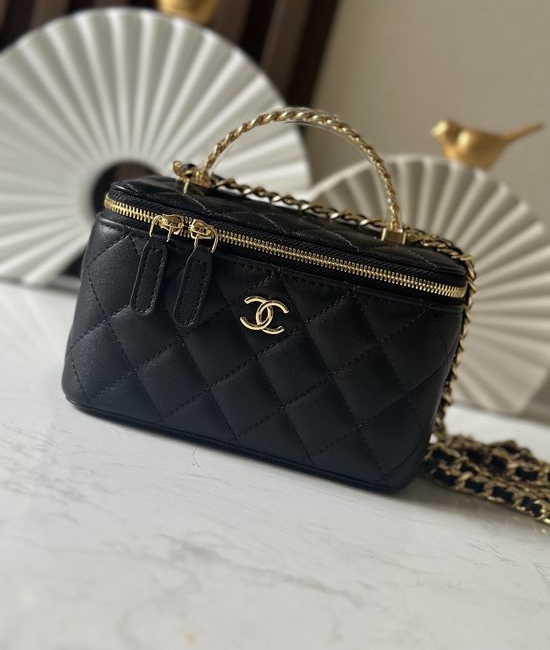 Chanel Lambskin Vanity Case 66038