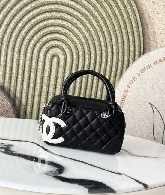 Chanel Vintage Cambon Leather Pillow Bag 3321