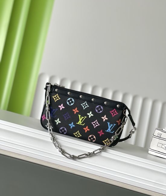 Louis Vuitton LV Original Leather Chain Bag L POCHETTE M13663