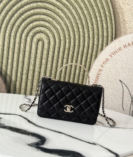 Chanel WOC Caviar Quilted Twisted Handle Bag 66041