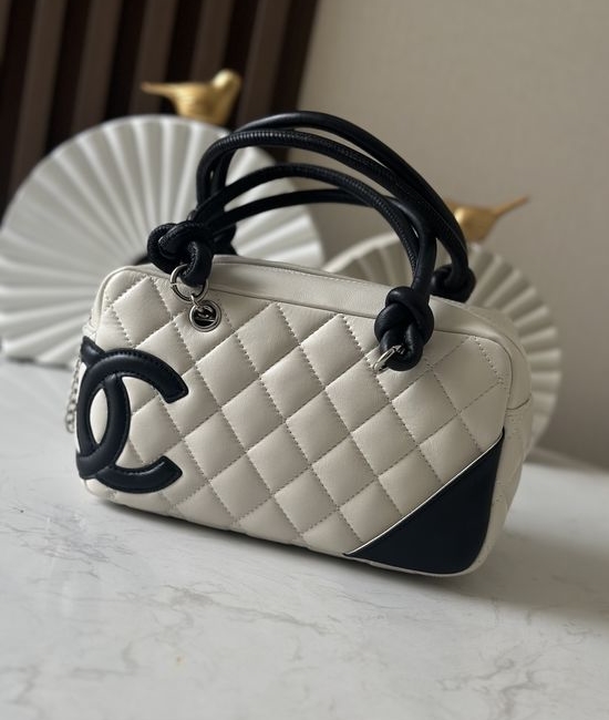 Chanel Cambon Pillow Leather Bag 3321