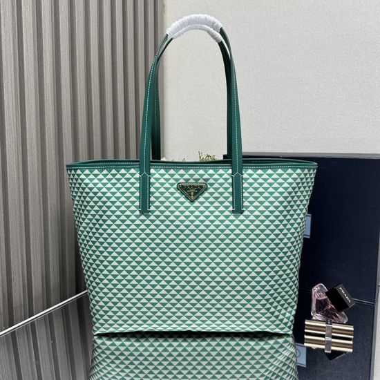 Prada Tessuto Triangulum Tote Bag 1BD552