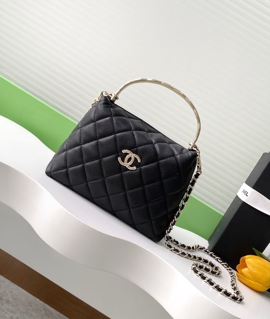 Chanel Lunch Box Bag with Detachable Chain AP4691