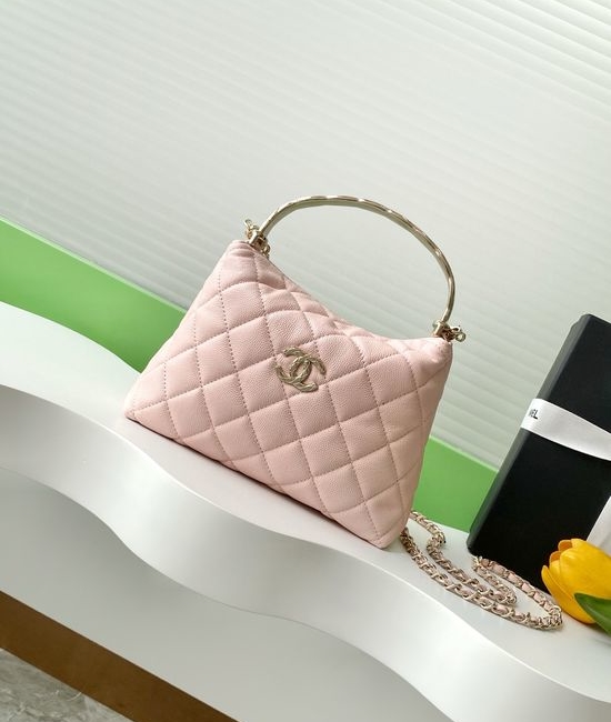 Chanel Handle Lunch Box Bag Removable Chain AP4691