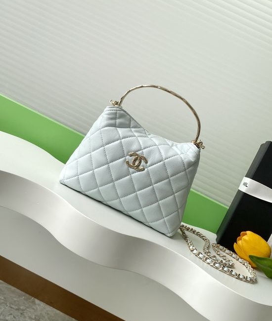 Chanel Handle Lunch Box Bag Removable Chain AP4691
