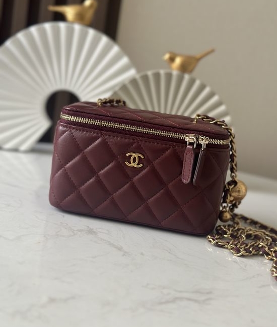 Chanel Gold Ball Chain Cosmetic Bag 66015