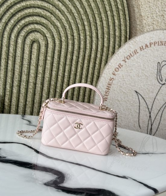 Chanel Chain Cosmetic Bag with Handle 66021