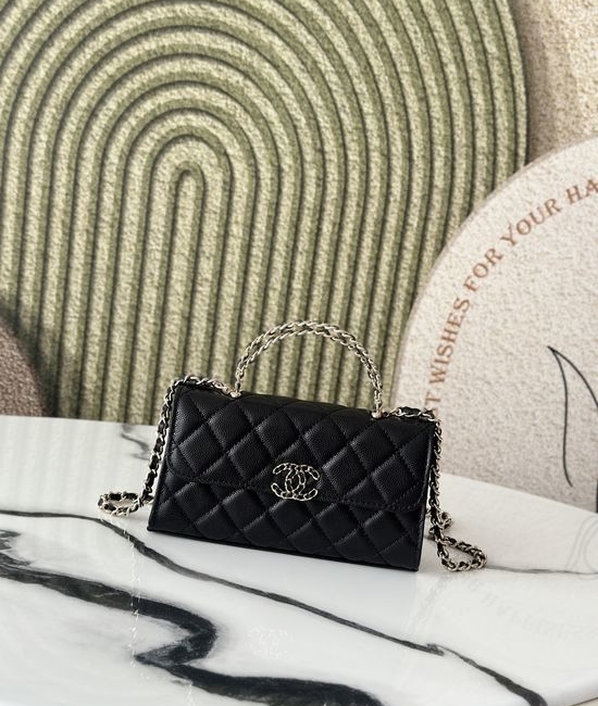 Chanel Kelly Caviar Leather Crossbody Bag 66055