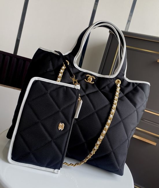 Chanel Vintage Woven Tote Bag As8023