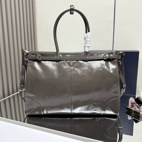Prada LusSolf Leather Large Crossbody Bag 1BA439