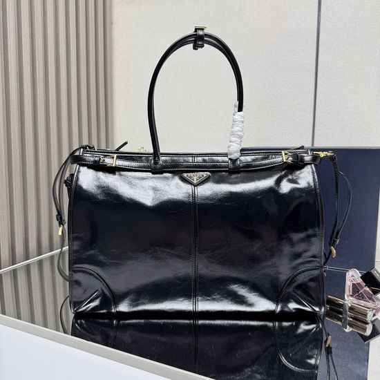 Prada LusSolf Leather Large Crossbody Bag 1BA439
