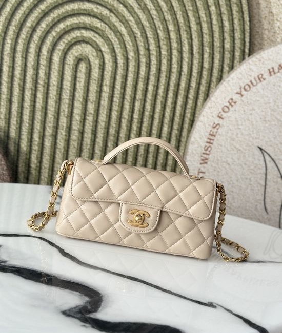 Chanel Kelly Leather Top Handle Bag 3344