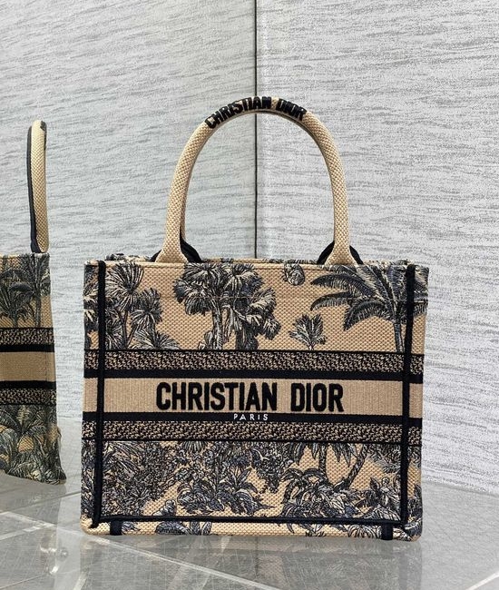 Christian Dior CD Tote Apricot Leaf Small 8002