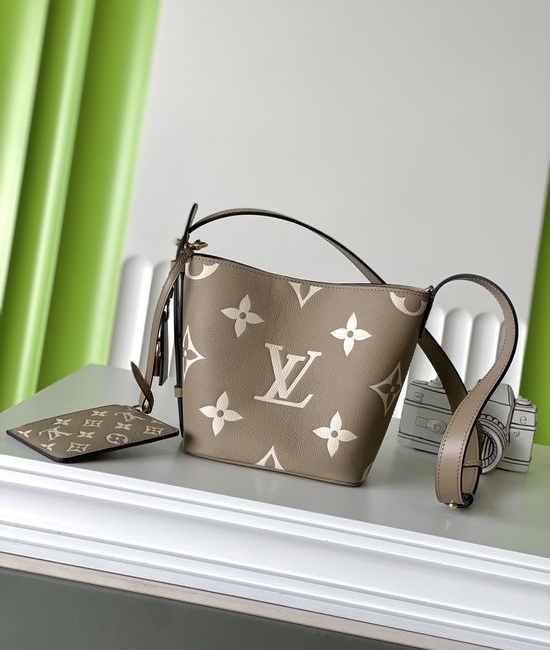 Louis Vuitton LV ALL IN BB Leather Bucket Bag M13045