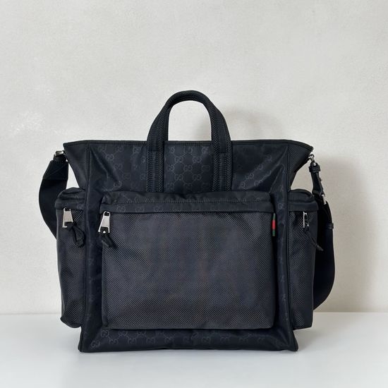 Gucci Jackie Black Canvas Tote 818962