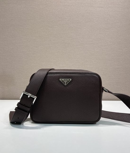 Prada Shoulder Bag Leather Versatile Handbag 2VH189