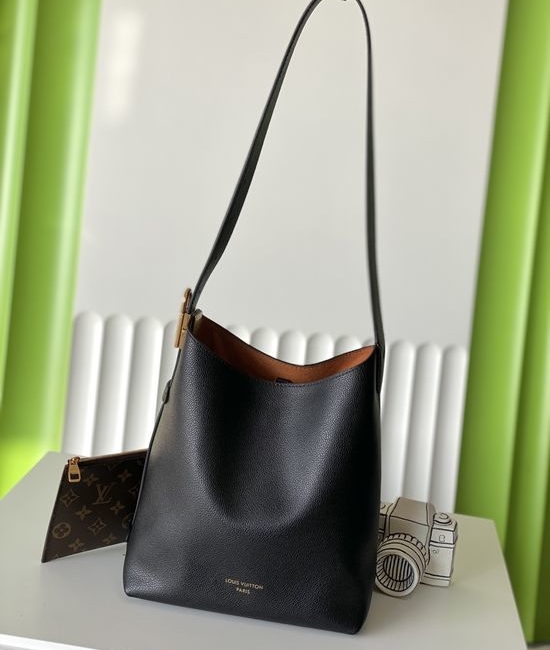 Louis Vuitton LV Low Key Hobo Leather Bucket Bag M25352
