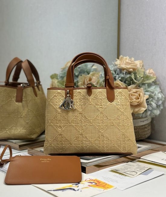 Christian Dior CD Toujours Medium Woven Bag 1188