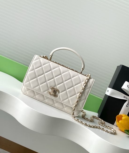 Chanel Lambskin Diamond Buckle Bag AP4423