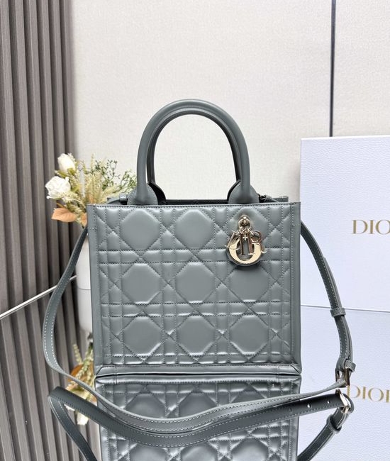 Christian Dior CD BOOK TOTE Leather Handbag M1325