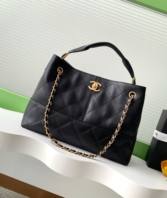 Chanel Suede Quilted Shoulder Bag AS5634